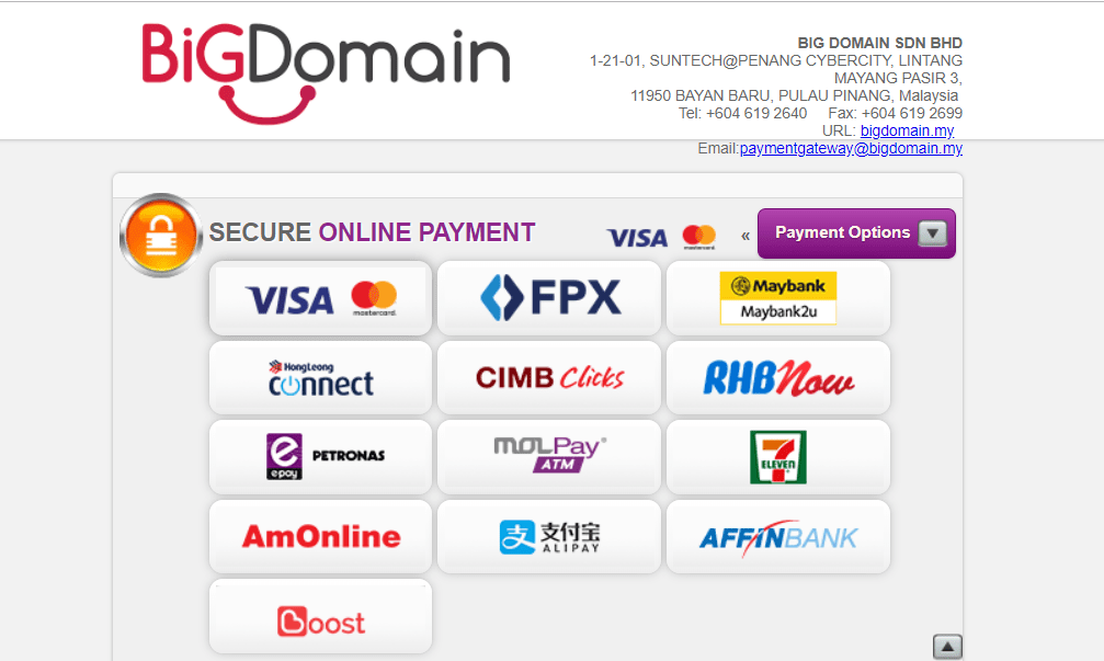 Boost Pay @ BigDomain now 1