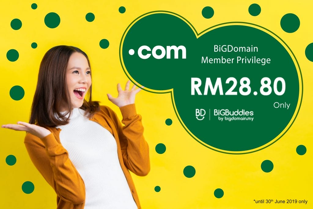 Join BigDomain's Membership Program for Exclusive Promo! 2