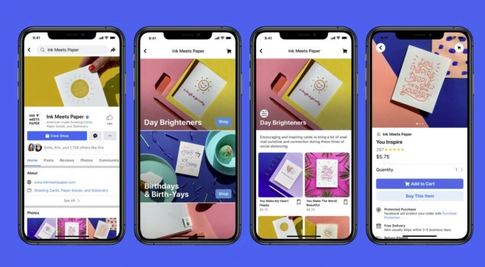 Facebook Launched 'Shops' for Facebook and Instagram 1