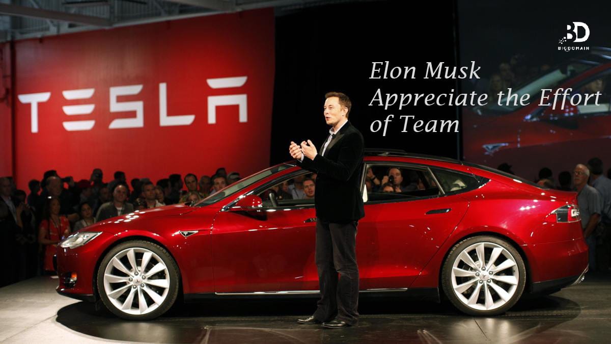 Tesla Ceo- Elon Musk appreciates the efforts of team for deliveries in “toughest” quarters.