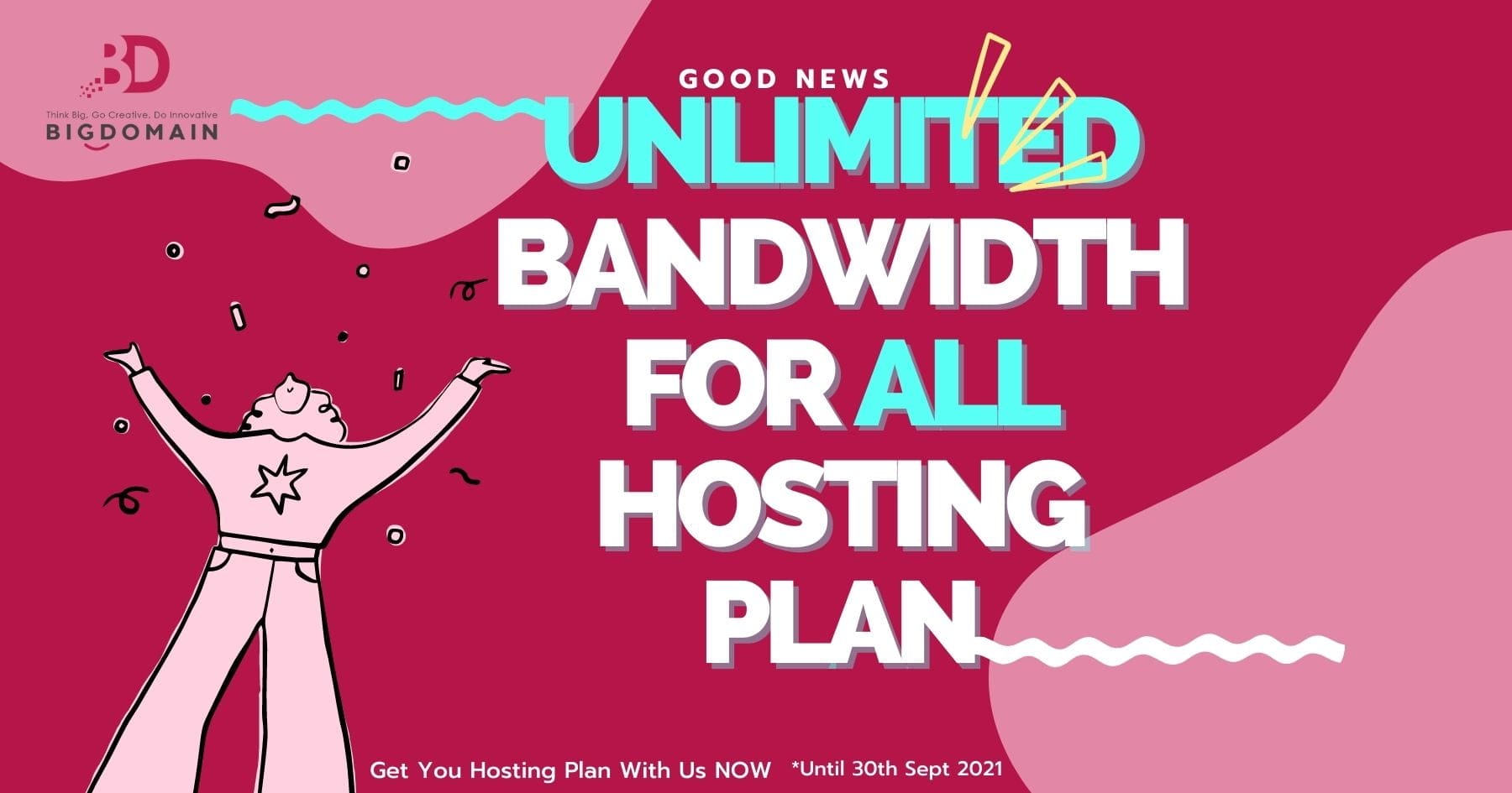 bigdomain unlimited bandwidth to all cPanel hosting