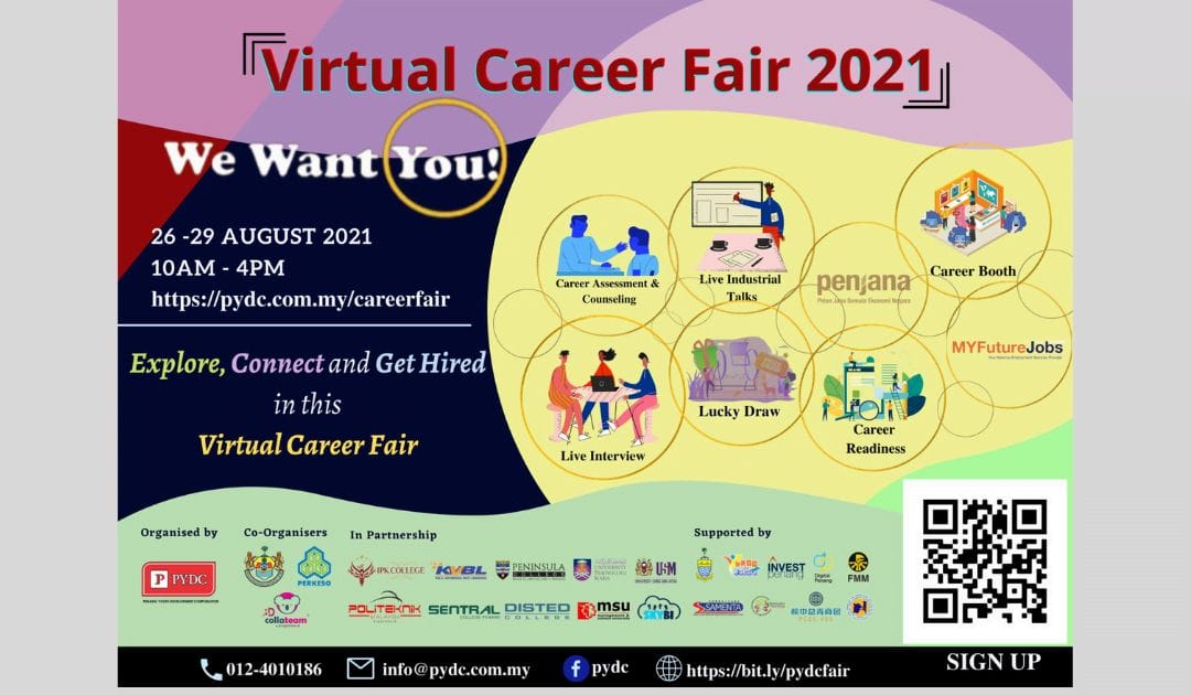 Virtual Career Fair 2021 In Collaboration With PYDC, PERKESO, Collateam From Big Domain And More! 4