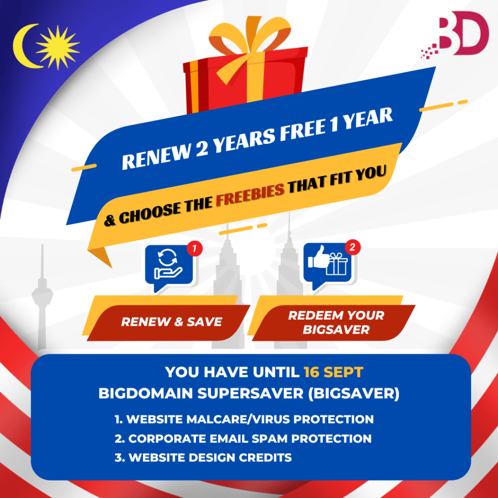 Jom Menyambut Malaysia Day Bersama Big Domain!???? 4