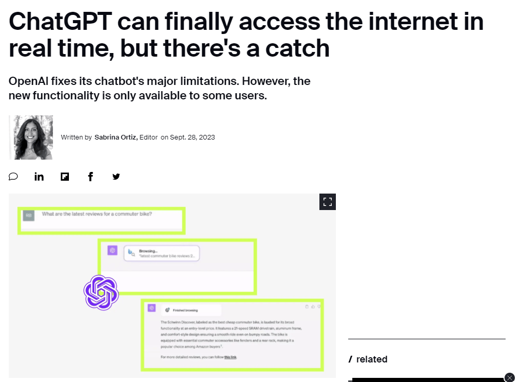 OpenAI Unleashes ChatGPT's Web Browsing: A Game-Changer or a Privacy Nightmare? (September 2023) 8