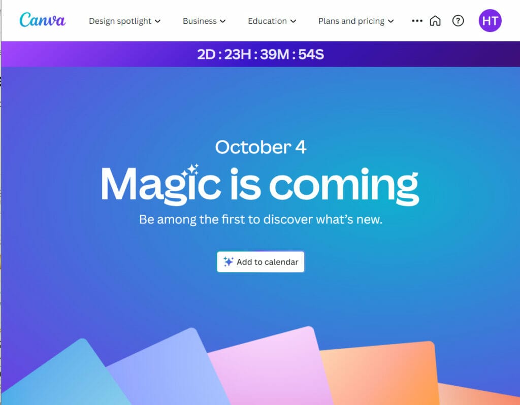 Be the First to Experience Canva's 'Magic' Suite This October 4, 2023! 1