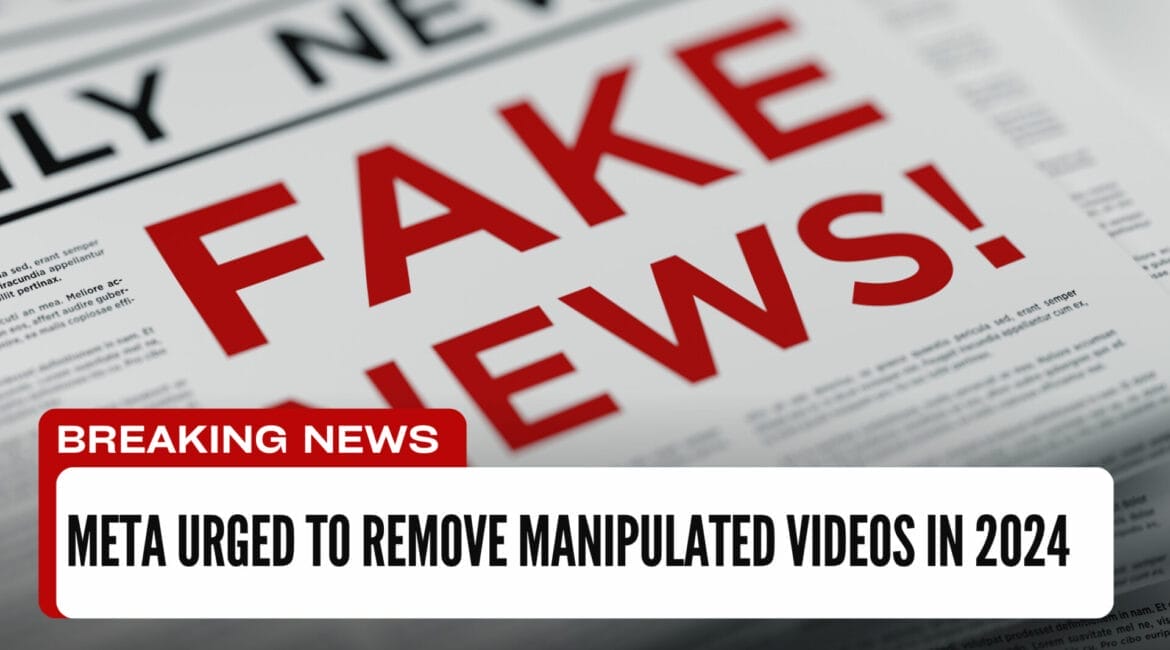 Remove Manipulated Videos