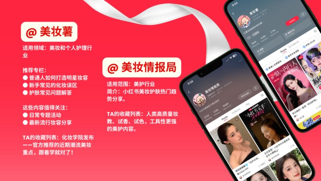Beauty Products Field of Xiao Hong Shu Official Accounts 小红书OA
