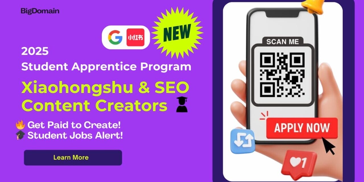 Fresh Content Needed! 2025 WFH Student Jobs in Digital Marketing & Mass Com | Student Apprentice Program Malaysia at BigDomain