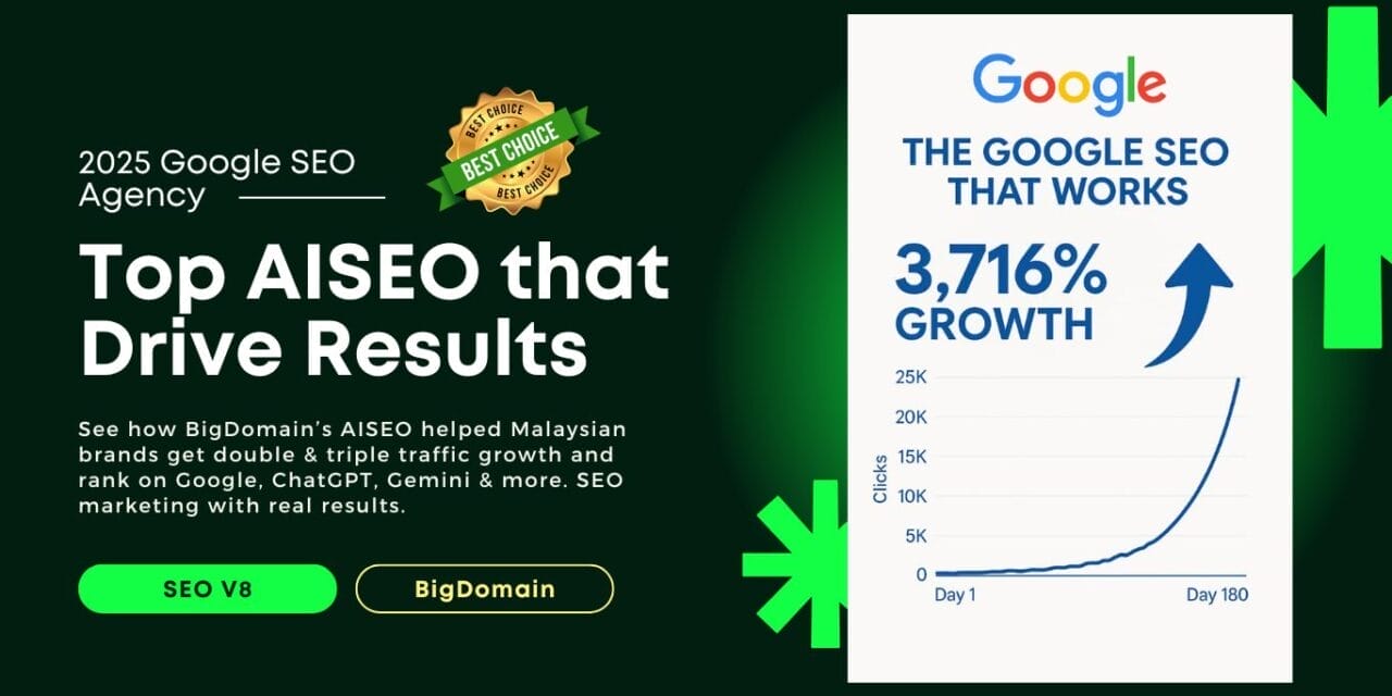 Top AISEO Malaysia SEO That Drives Traffic Growth | Rank on Google, ChatGPT & Gemini Today – BigDomain