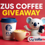 🎉2025 Colla Media Fans Giveaway – ☕ ZUS Coffee Free Voucher Every Week!